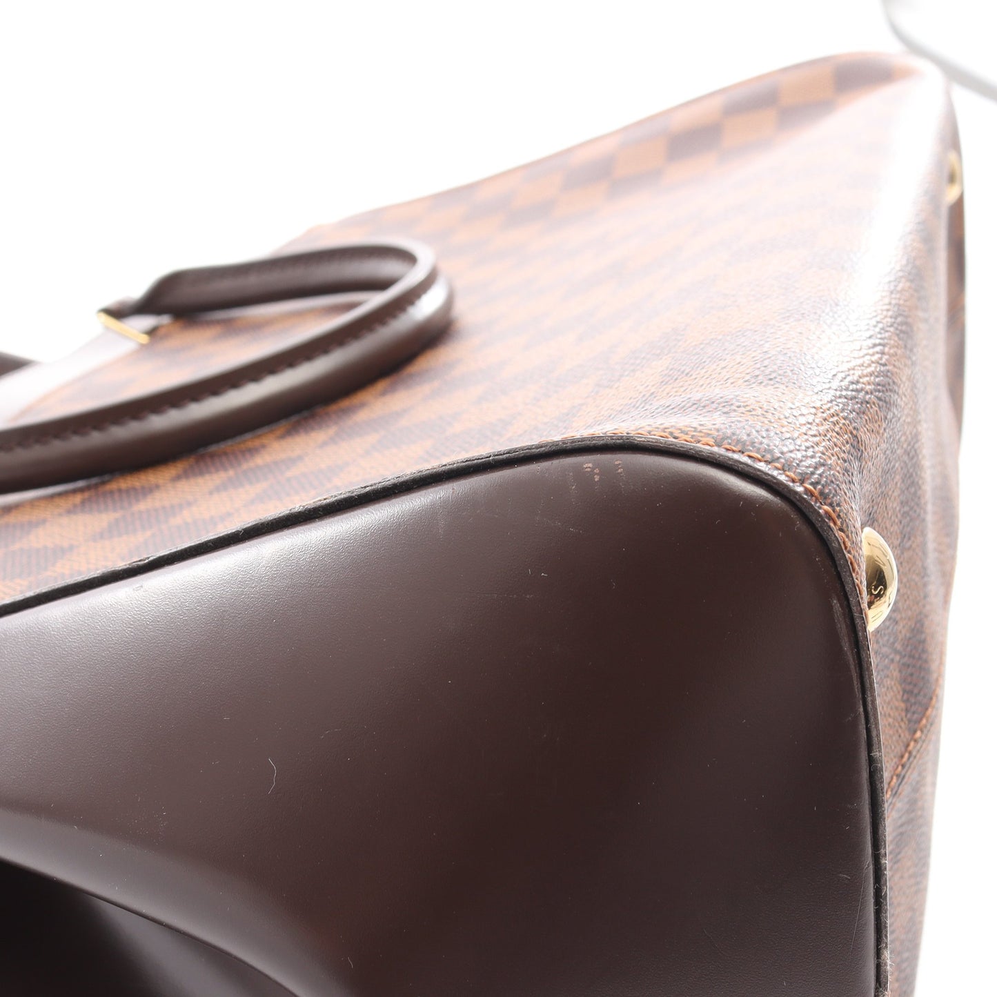 リヴォリMM ダミエエベヌ ハンドバッグ PVC レザー ブラウン 2WAY ルイヴィトン バッグ LOUIS VUITTON