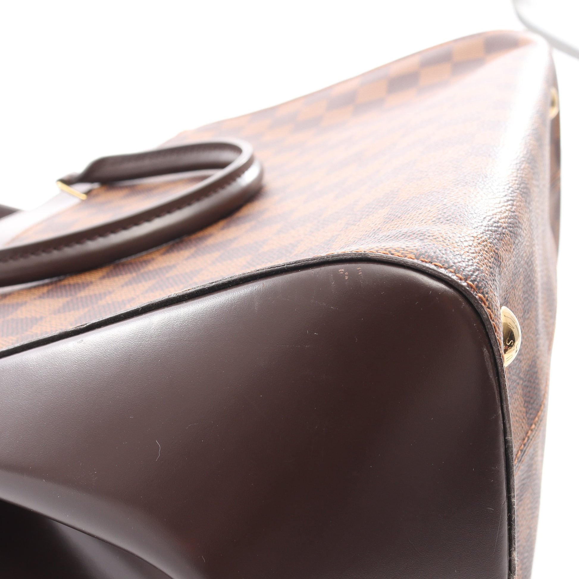 リヴォリMM ダミエエベヌ ハンドバッグ PVC レザー ブラウン 2WAY ルイヴィトン バッグ LOUIS VUITTON