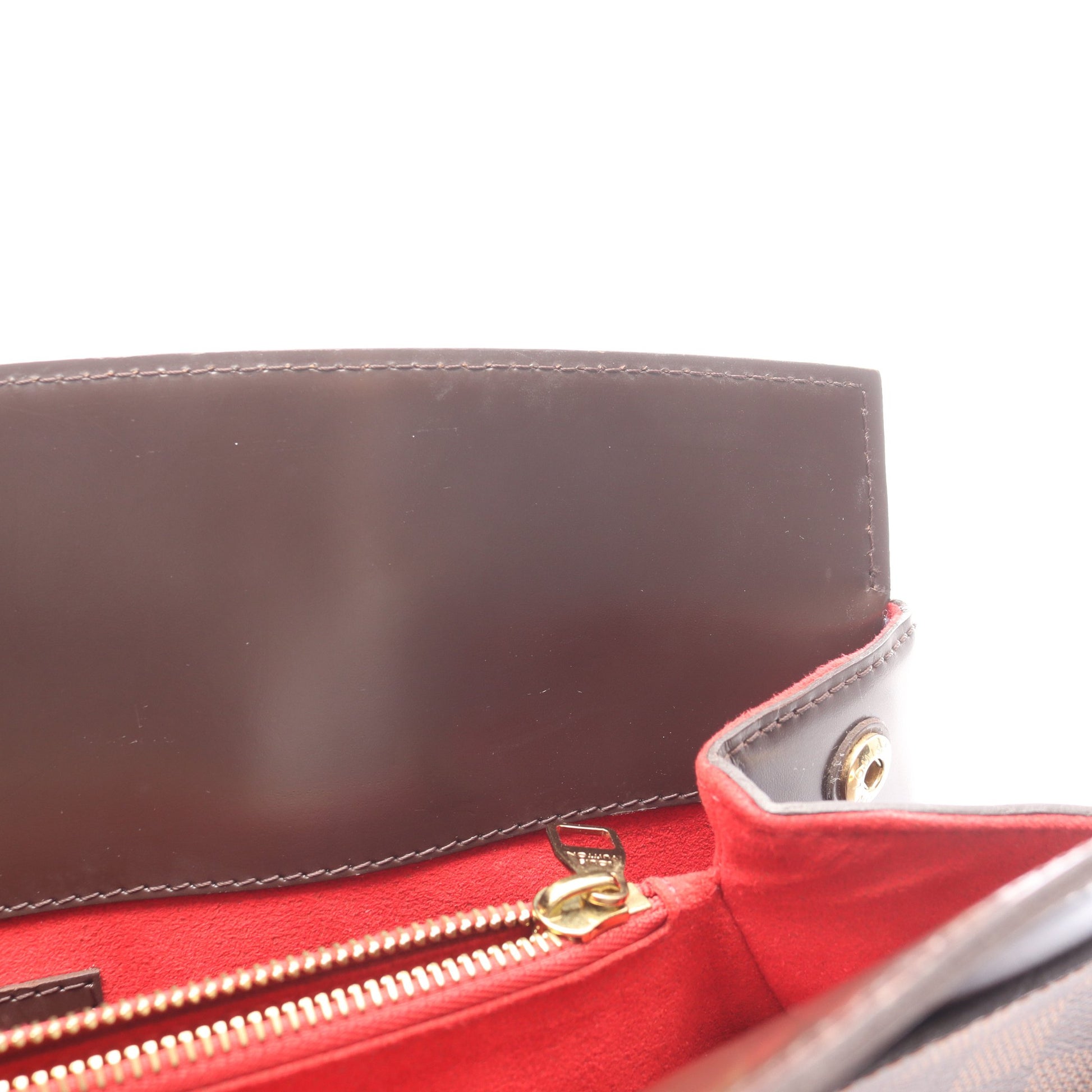 リヴォリMM ダミエエベヌ ハンドバッグ PVC レザー ブラウン 2WAY ルイヴィトン バッグ LOUIS VUITTON