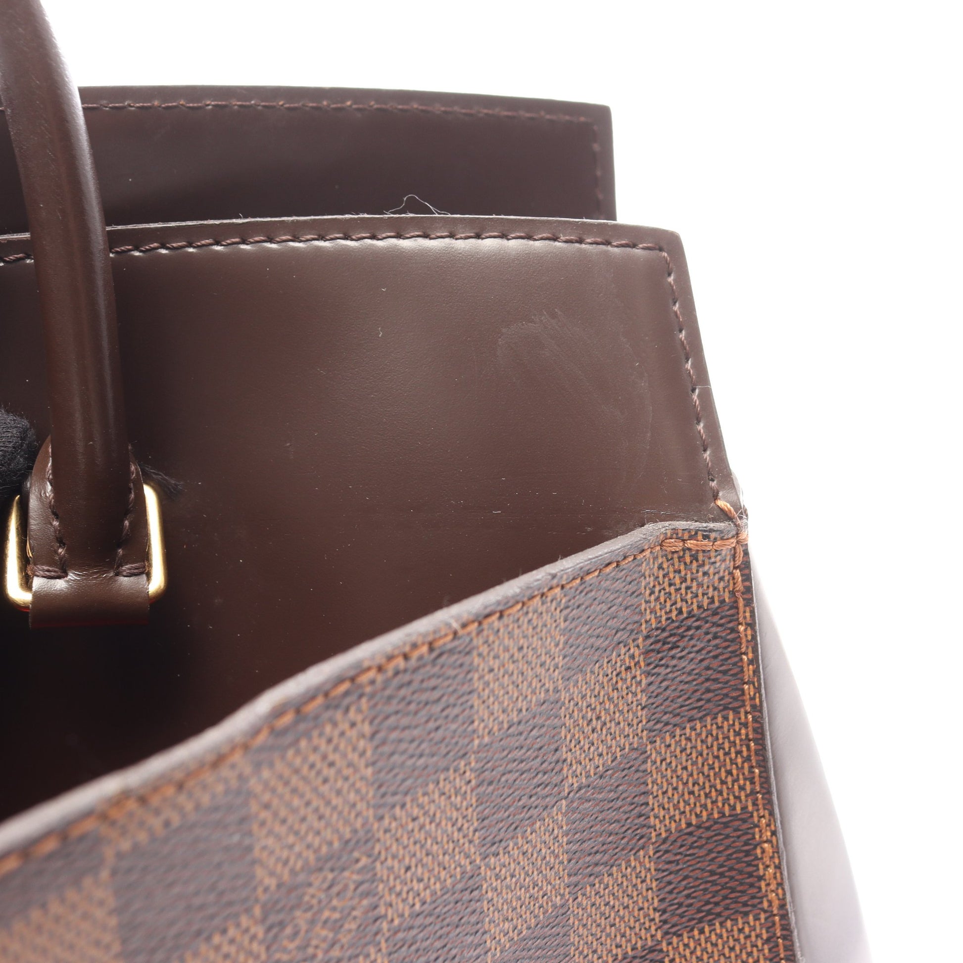 リヴォリMM ダミエエベヌ ハンドバッグ PVC レザー ブラウン 2WAY ルイヴィトン バッグ LOUIS VUITTON