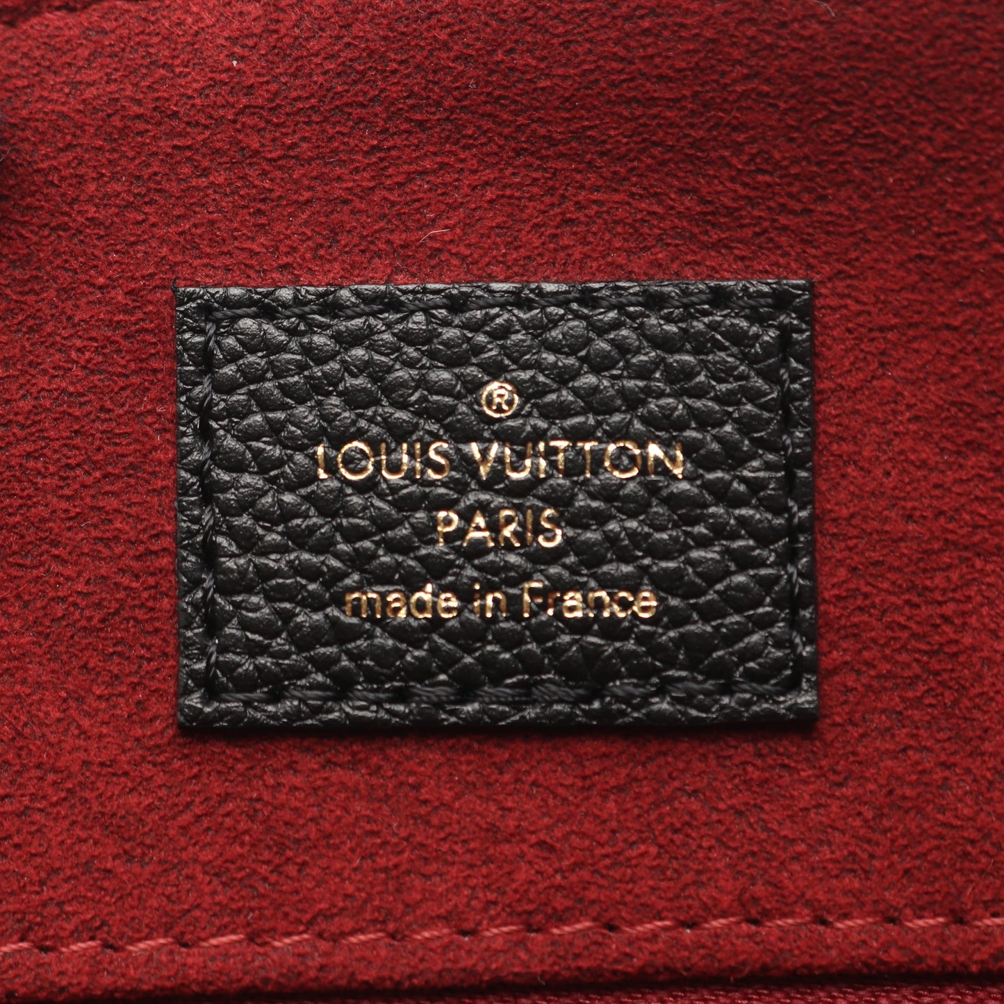 グラン パレMM モノグラムアンプラント ハンドバッグ レザー ブラック 2WAY ルイヴィトン バッグ LOUIS VUITTON