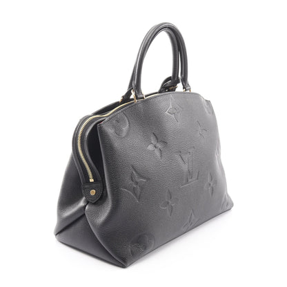 グラン パレMM モノグラムアンプラント ハンドバッグ レザー ブラック 2WAY ルイヴィトン バッグ LOUIS VUITTON
