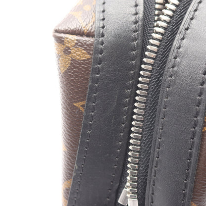 トーレスPM モノグラムマカサー ショルダーバッグ PVC レザー ブラウン ブラック ルイヴィトン バッグ LOUIS VUITTON