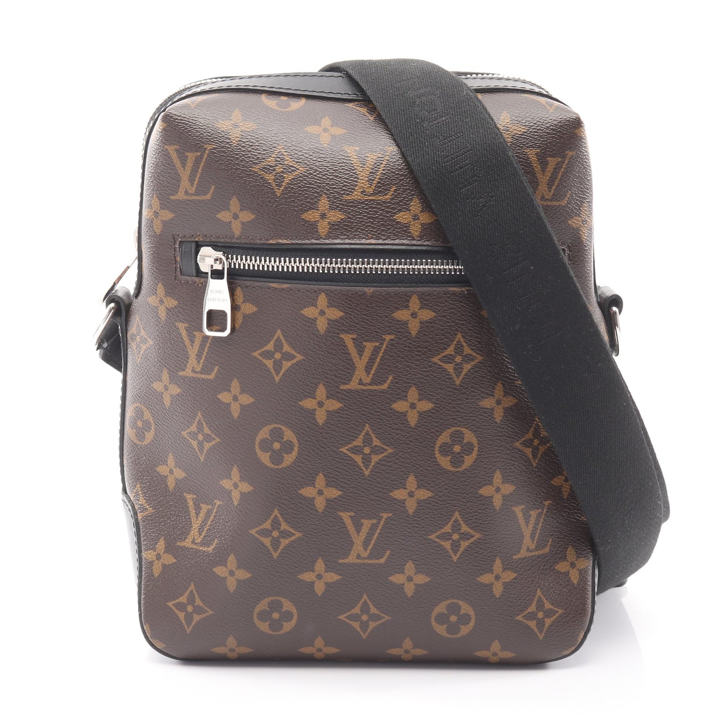 トーレスPM モノグラムマカサー ショルダーバッグ PVC レザー ブラウン ブラック ルイヴィトン バッグ LOUIS VUITTON