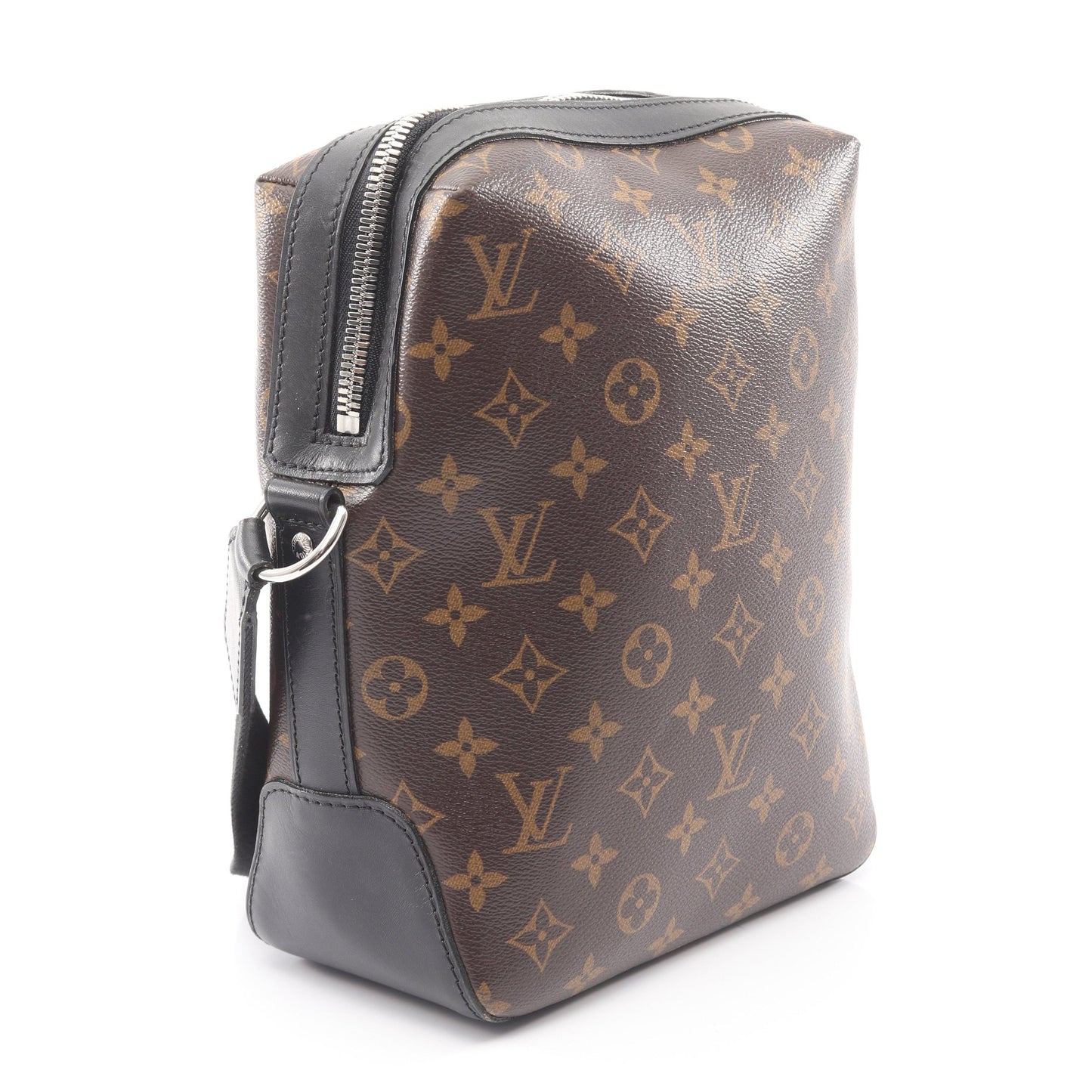 トーレスPM モノグラムマカサー ショルダーバッグ PVC レザー ブラウン ブラック ルイヴィトン バッグ LOUIS VUITTON