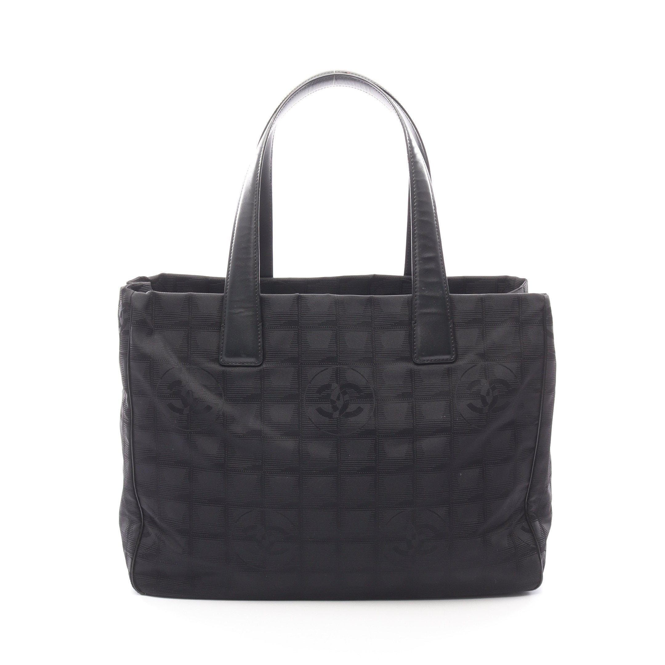CHANEL ニュートラベルライン GM トートバッグ　A4収納　ブラック CHANEL シャネル ニュートラベル キャンバス トートバッグ ブラック