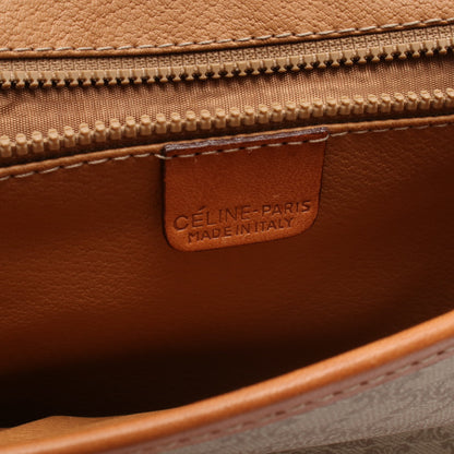 トリオンフ ショルダーバッグ PVC レザー ベージュ ライトブラウン セリーヌ バッグ CELINE