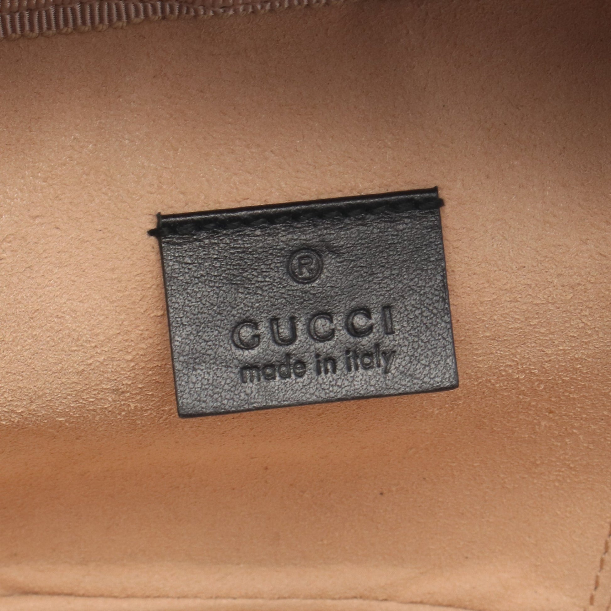 GGマーモント ミニ バックパック リュックサック レザー ブラック グッチ バッグ GUCCI