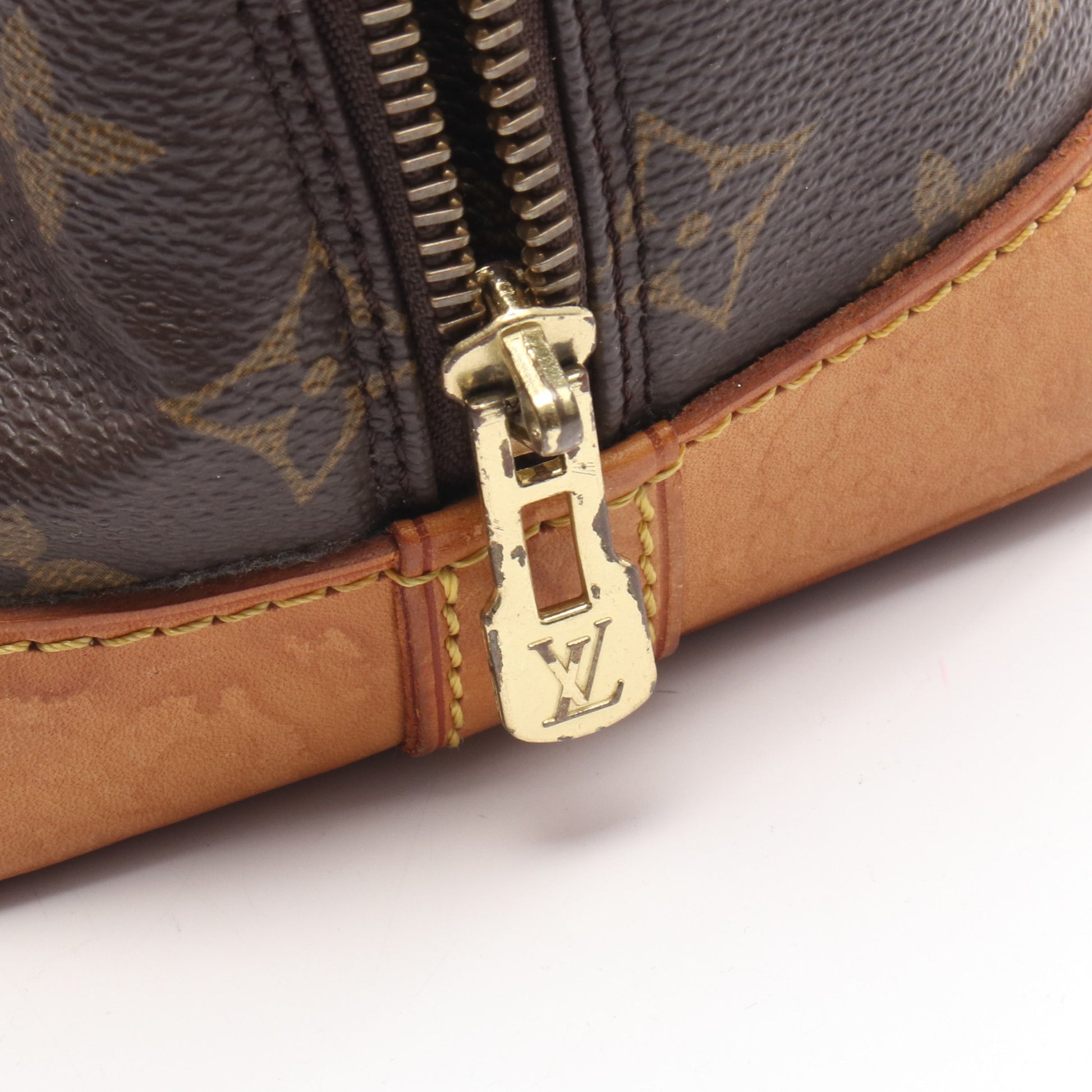 アルマPM モノグラム ハンドバッグ PVC レザー ブラウン ルイヴィトン バッグ LOUIS VUITTON