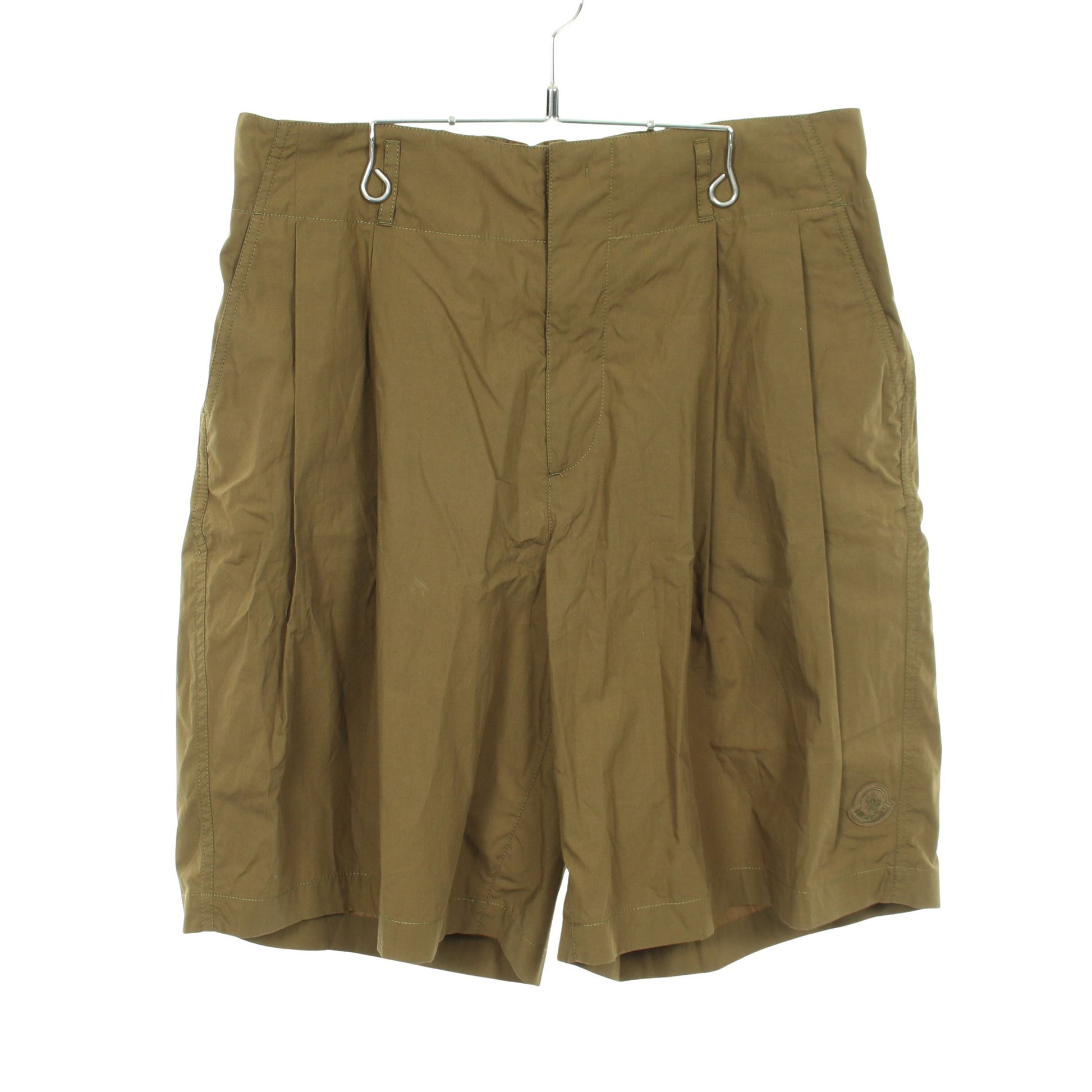 GENIUS 2 MONCLER 1952 ショート パンツ コットン カーキグリーン モンクレール ボトムス MONCLER