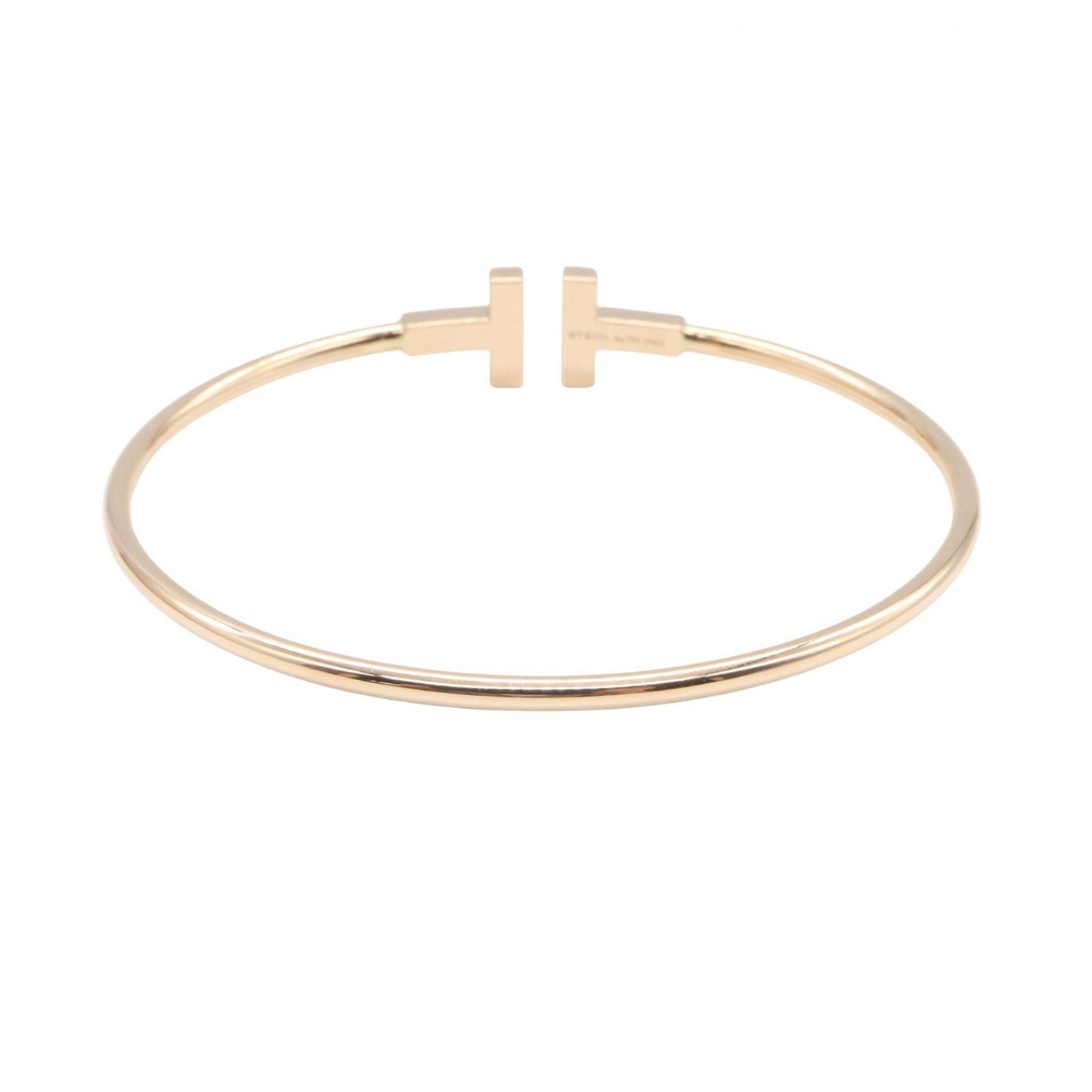 Tワイヤー ブレス ダイヤ ブレスレット K18PG ダイヤモンド ピンクゴールド クリア ティファニー アクセサリー TIFFANY & Co.