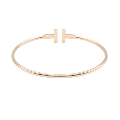 Tワイヤー ブレス ダイヤ ブレスレット K18PG ダイヤモンド ピンクゴールド クリア ティファニー アクセサリー TIFFANY & Co.