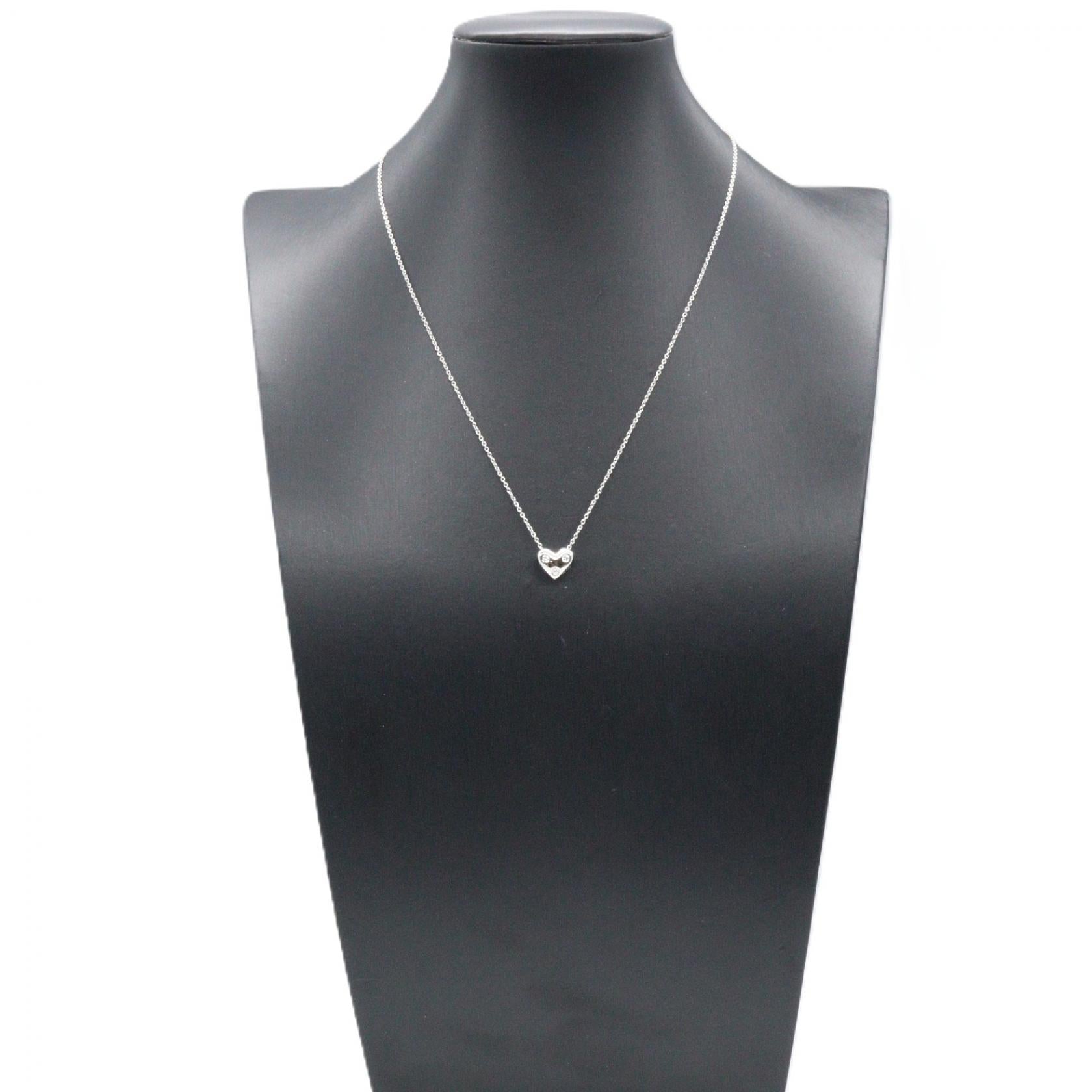 ドッツネックレス 3PD ネックレス K18WG ダイヤモンド ホワイトゴールド クリア ティファニー アクセサリー TIFFANY & Co.