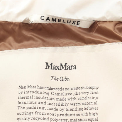 The Cube CAMELUKE フード付き 中綿 ジャケット オフホワイト マックスマーラ アウター Max Mara