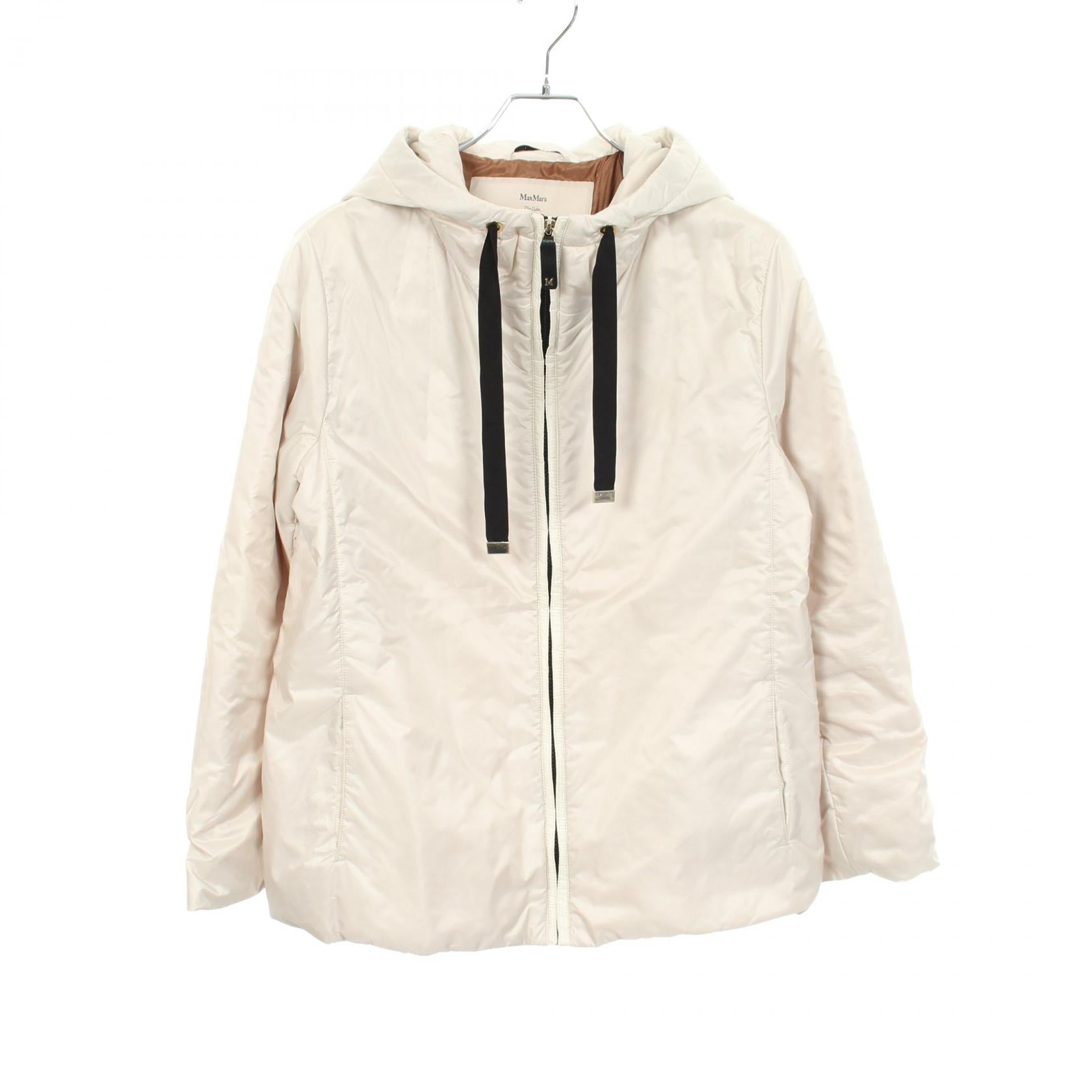 The Cube CAMELUKE フード付き 中綿 ジャケット オフホワイト マックスマーラ アウター Max Mara