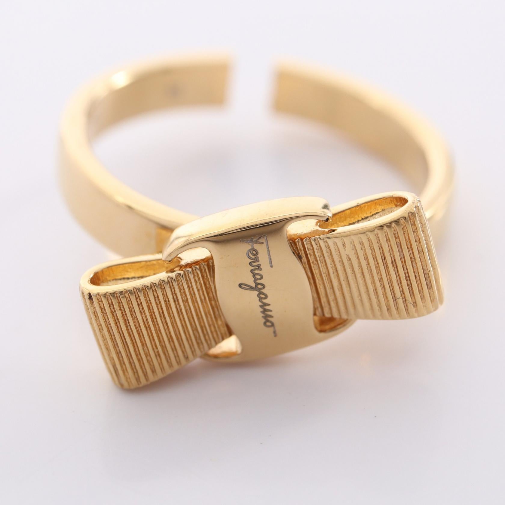 ヴィラリボン リング 指輪 GP ゴールド サルヴァトーレフェラガモ アクセサリー Salvatore Ferragamo