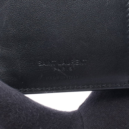 スタッズ 二つ折り財布 レザー ブラック サンローランパリ 財布・小物 SAINT LAURENT PARIS