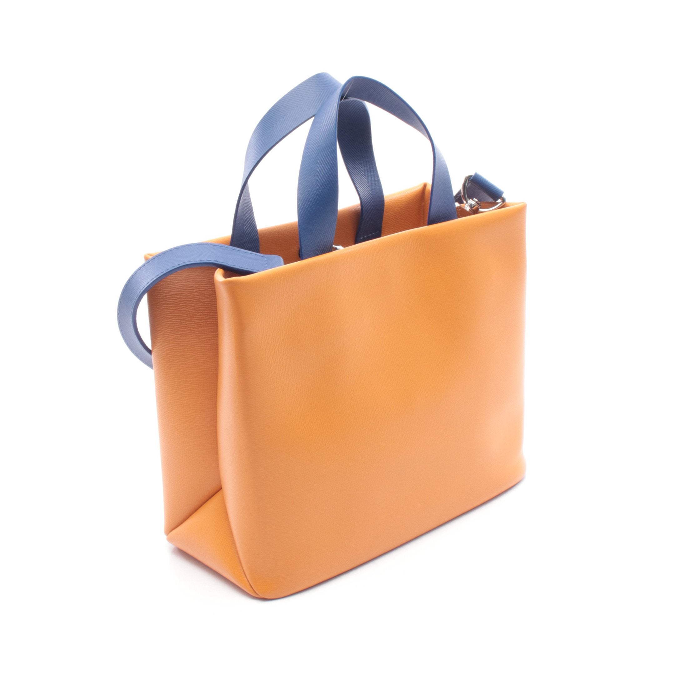 Louis Vuitton トートバッグ ブラウン/オレンジ ショッパートート MINI サフラン ハンドバッグ トートバッグ レザー