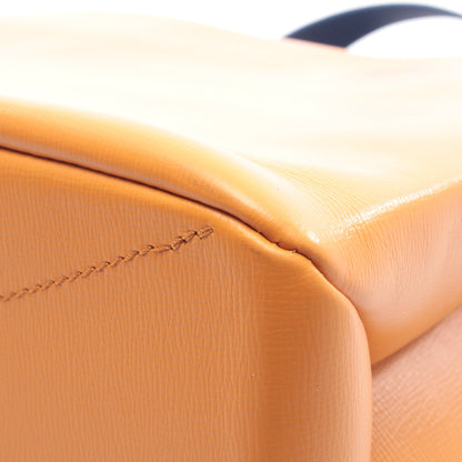 ショッパートート MINI サフラン ハンドバッグ トートバッグ レザー オレンジ 2WAY ルイヴィトン バッグ LOUIS VUITTON