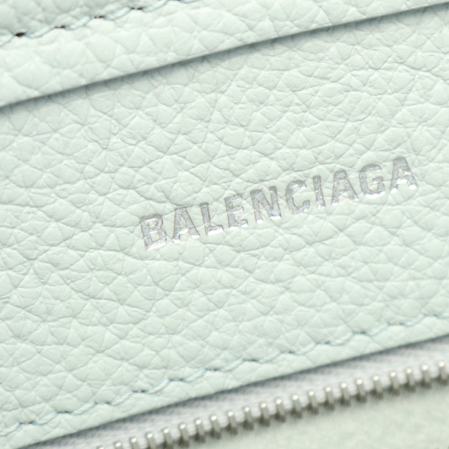 Everyday XS North South ハンドバッグ レザー ライトグリーン 2WAY バレンシアガ バッグ BALENCIAGA