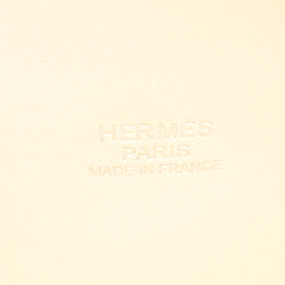 ボリード27 ナタ ハンドバッグ ヴォーエプソン アイボリー シルバー金具 2WAY B刻印 エルメス バッグ HERMES