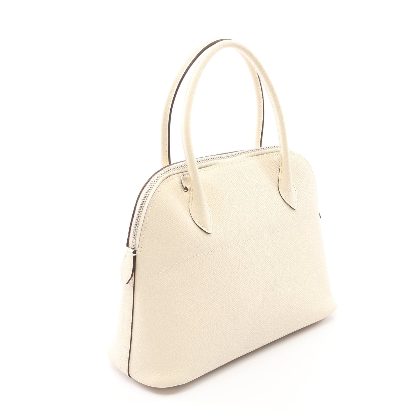 ボリード27 ナタ ハンドバッグ ヴォーエプソン アイボリー シルバー金具 2WAY B刻印 エルメス バッグ HERMES