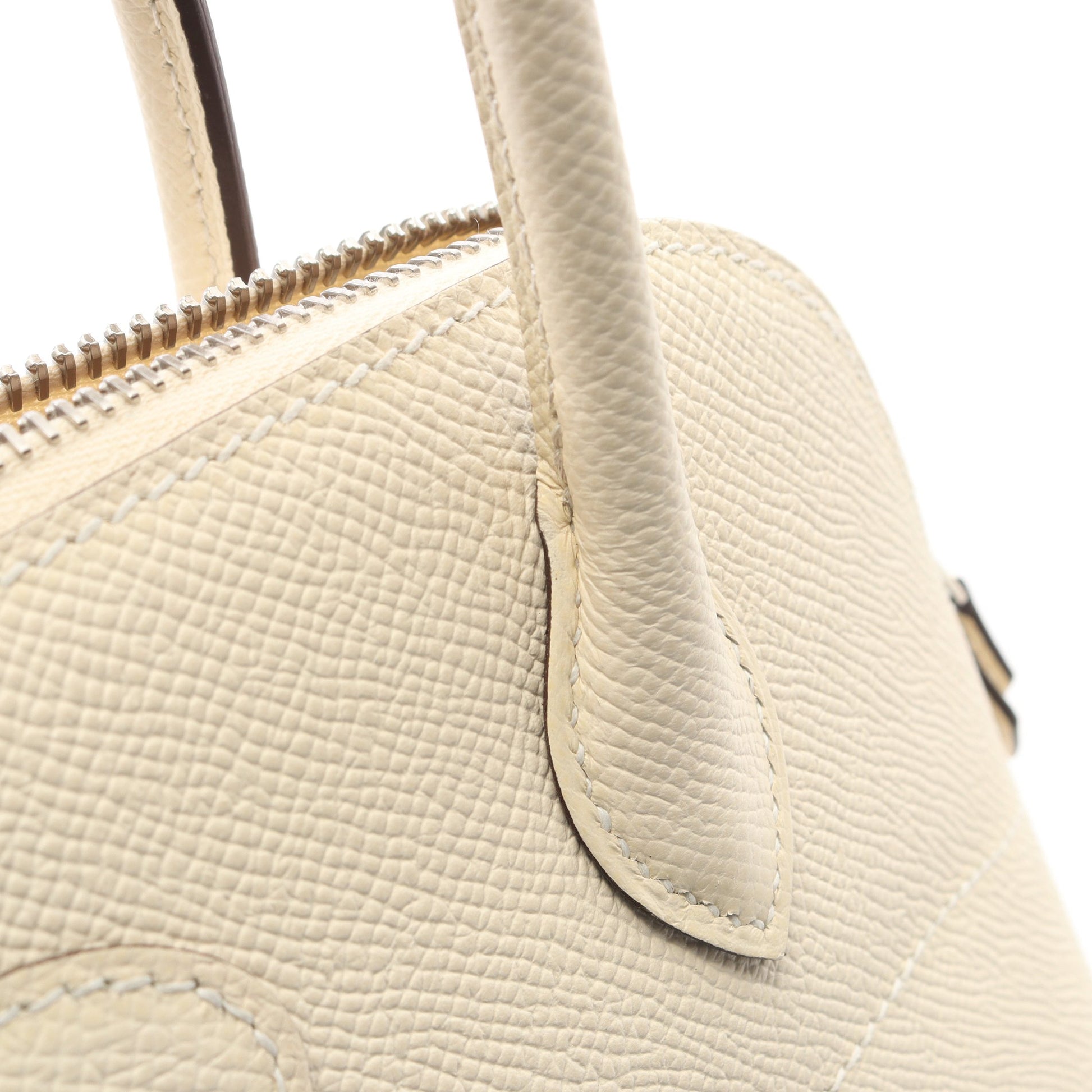 ボリード27 ナタ ハンドバッグ ヴォーエプソン アイボリー シルバー金具 2WAY B刻印 エルメス バッグ HERMES