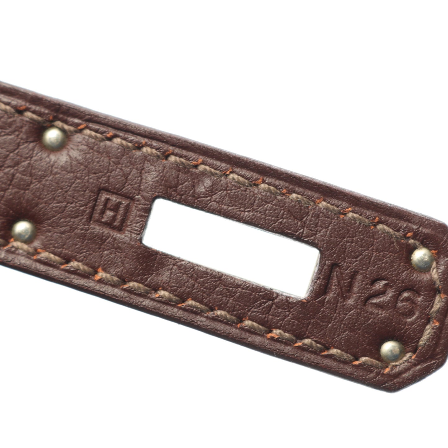 ケリー32 ハバナ ハンドバッグ トリヨンクレマンス ダークブラウン シルバー金具 内縫い 2WAY □H刻印 エルメス バッグ HERMES
