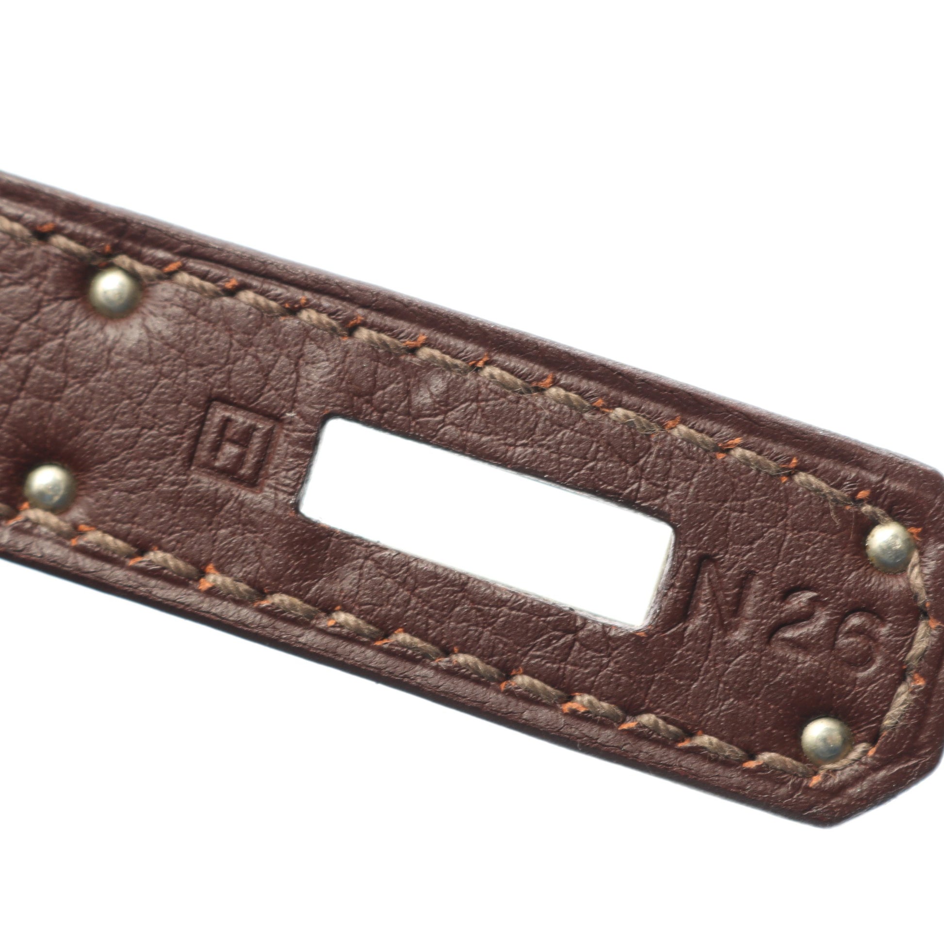 ケリー32 ハバナ ハンドバッグ トリヨンクレマンス ダークブラウン シルバー金具 内縫い 2WAY □H刻印 エルメス バッグ HERMES