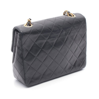 ミニマトラッセ20 チェーンショルダーバッグ ラムスキン ブラック ゴールド金具 シャネル バッグ CHANEL