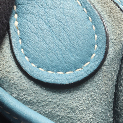 ヴェスパPM ブルージーン ショルダーバッグ トリヨンクレマンス ブルー シルバー金具 □J刻印 エルメス バッグ HERMES