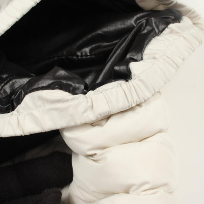 ALITERSE フード付き ダウンベスト ナイロン ホワイト ブラック モンクレール アウター MONCLER
