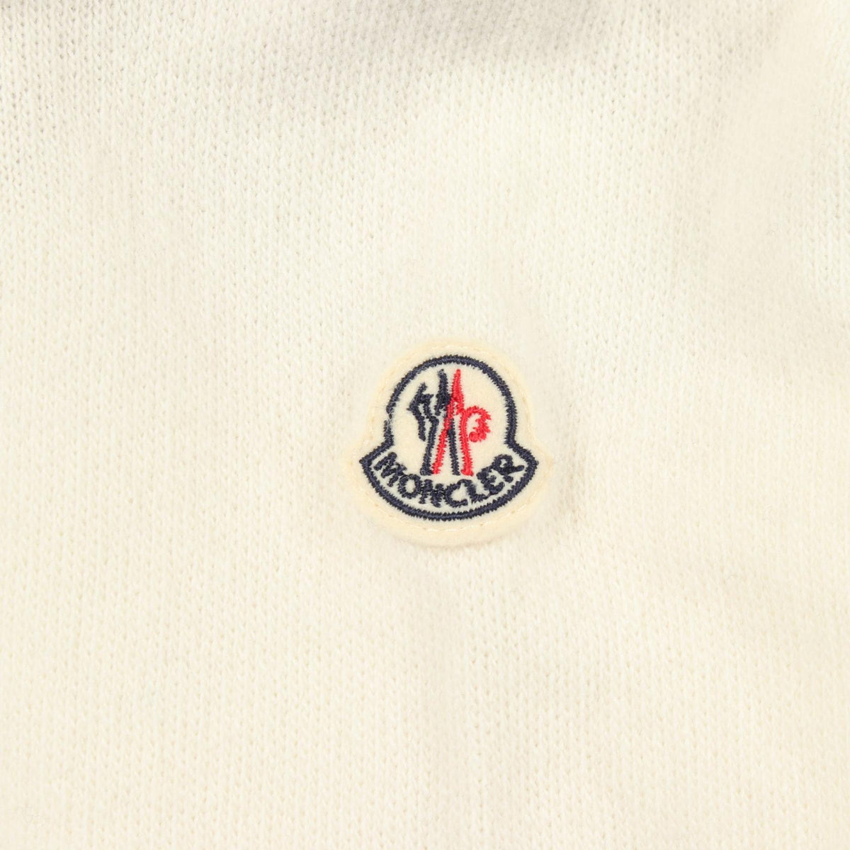 ニット切替 キッズ ダウンジャケット ウール オフホワイト モンクレール アウター MONCLER