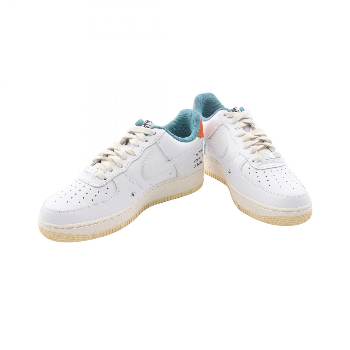 AIR FORCE 1 '07 LE スニーカー レザー ホワイト マルチカラー ナイキ シューズ NIKE
