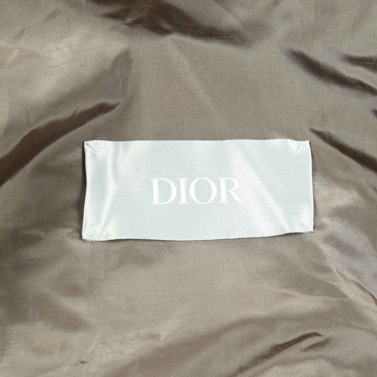 オブリーク フード付き ナイロンジャケット ナイロン グレーグリーン ディオール アウター DIOR