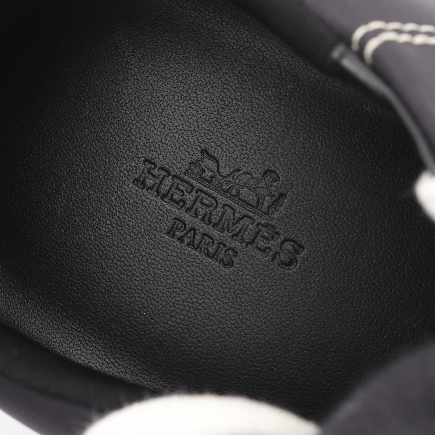アンヴォル スニーカー ファブリック スエード ブラック エルメス シューズ HERMES