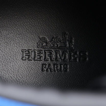 フリースタイル ハイカットスニーカー レザー ホワイト ブラック ブルー エルメス シューズ HERMES