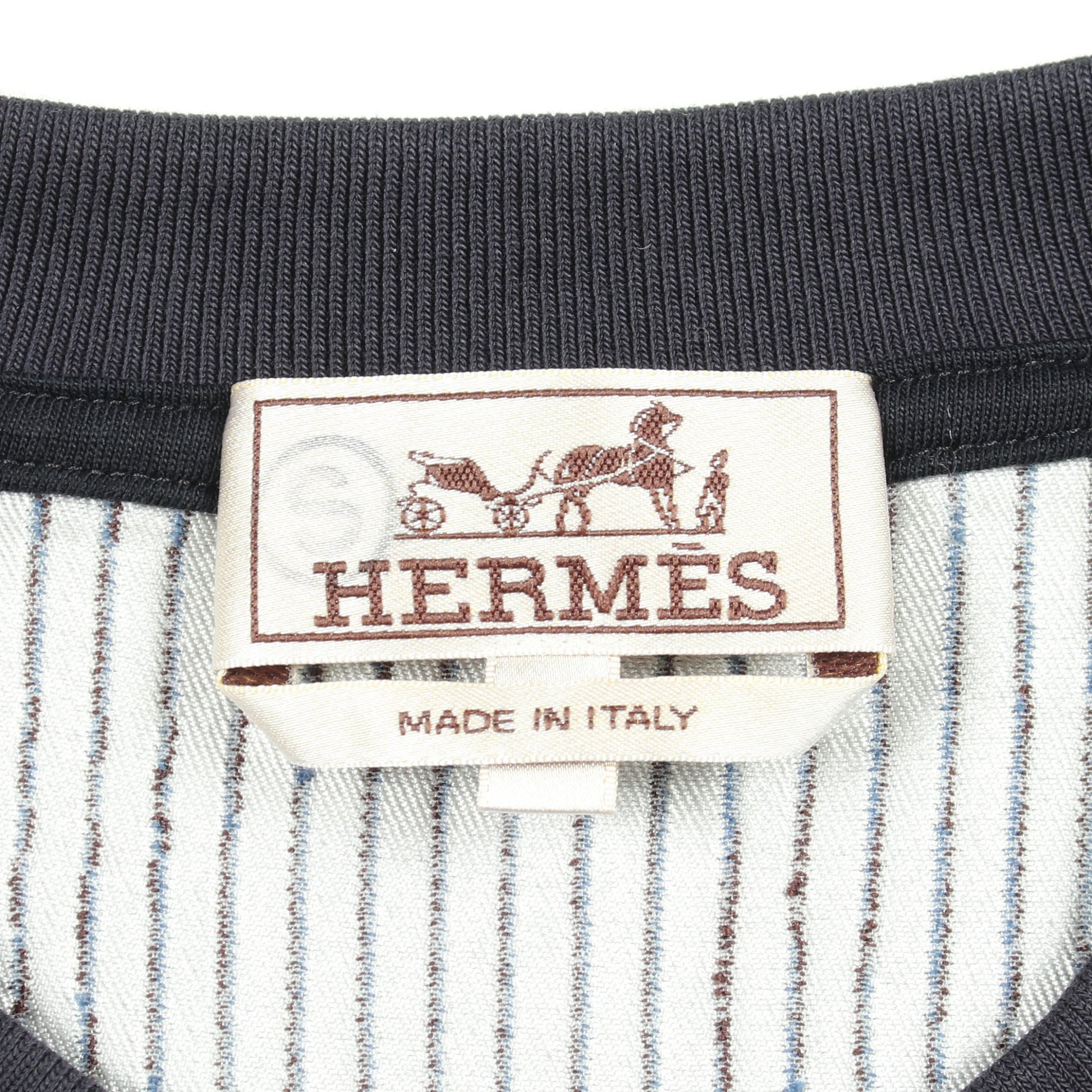 Quincaillerie Equestre 3D スウェットシャツ シルク ブルーグレー ネイビー エルメス トップス HERMES