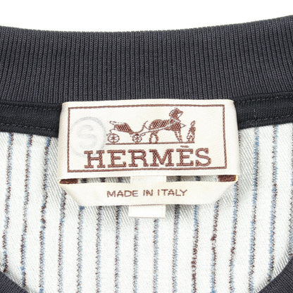 Quincaillerie Equestre 3D スウェットシャツ シルク ブルーグレー ネイビー エルメス トップス HERMES