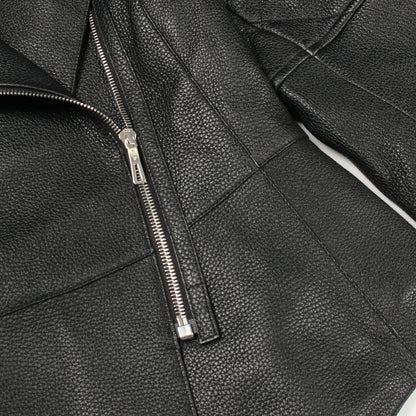 ライダースジャケット ディアスキン ブラック エルメス アウター HERMES