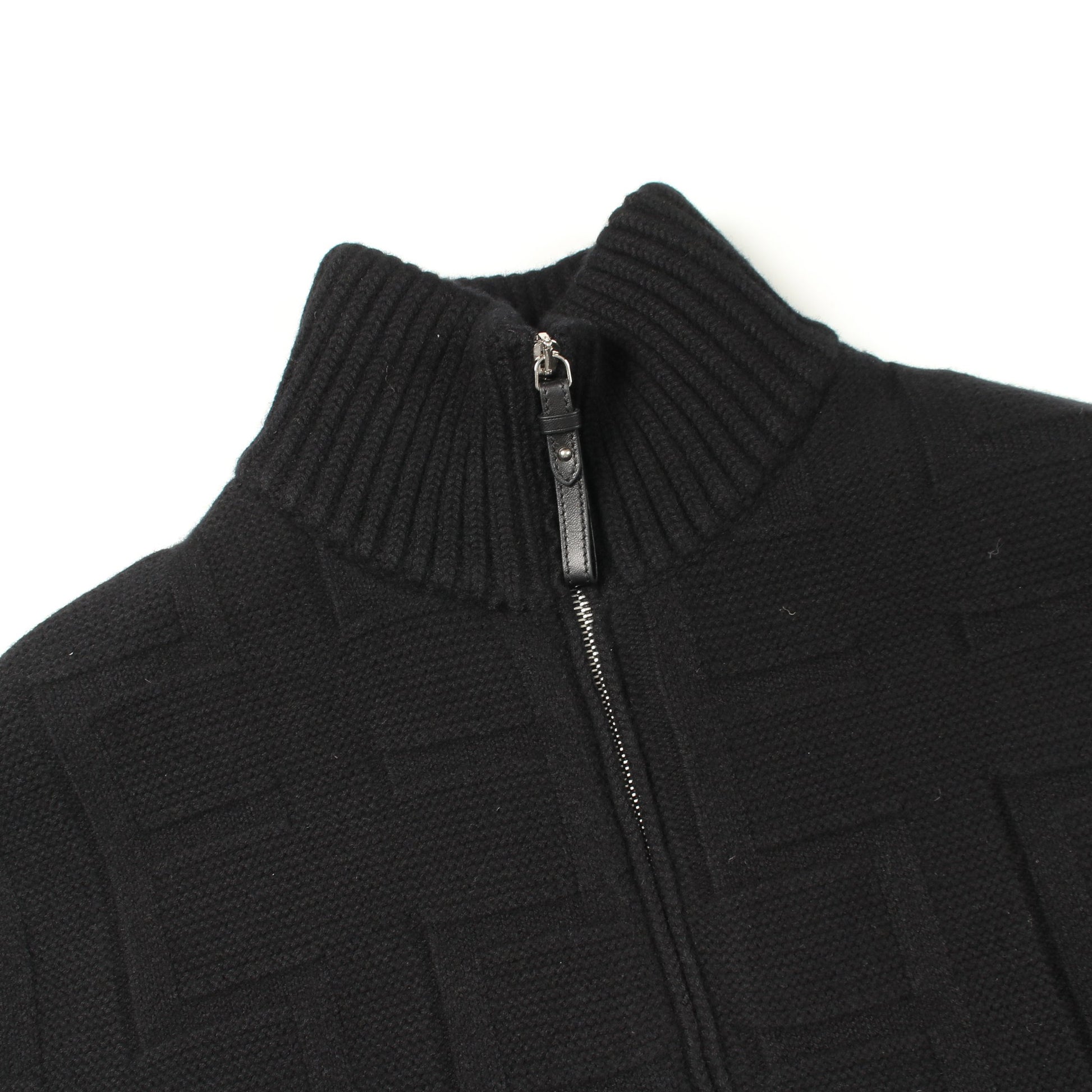 ニット ダウンジャケット ウール ブラック エルメス アウター HERMES