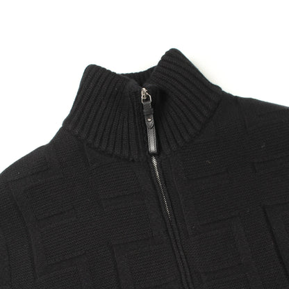 ニット ダウンジャケット ウール ブラック エルメス アウター HERMES
