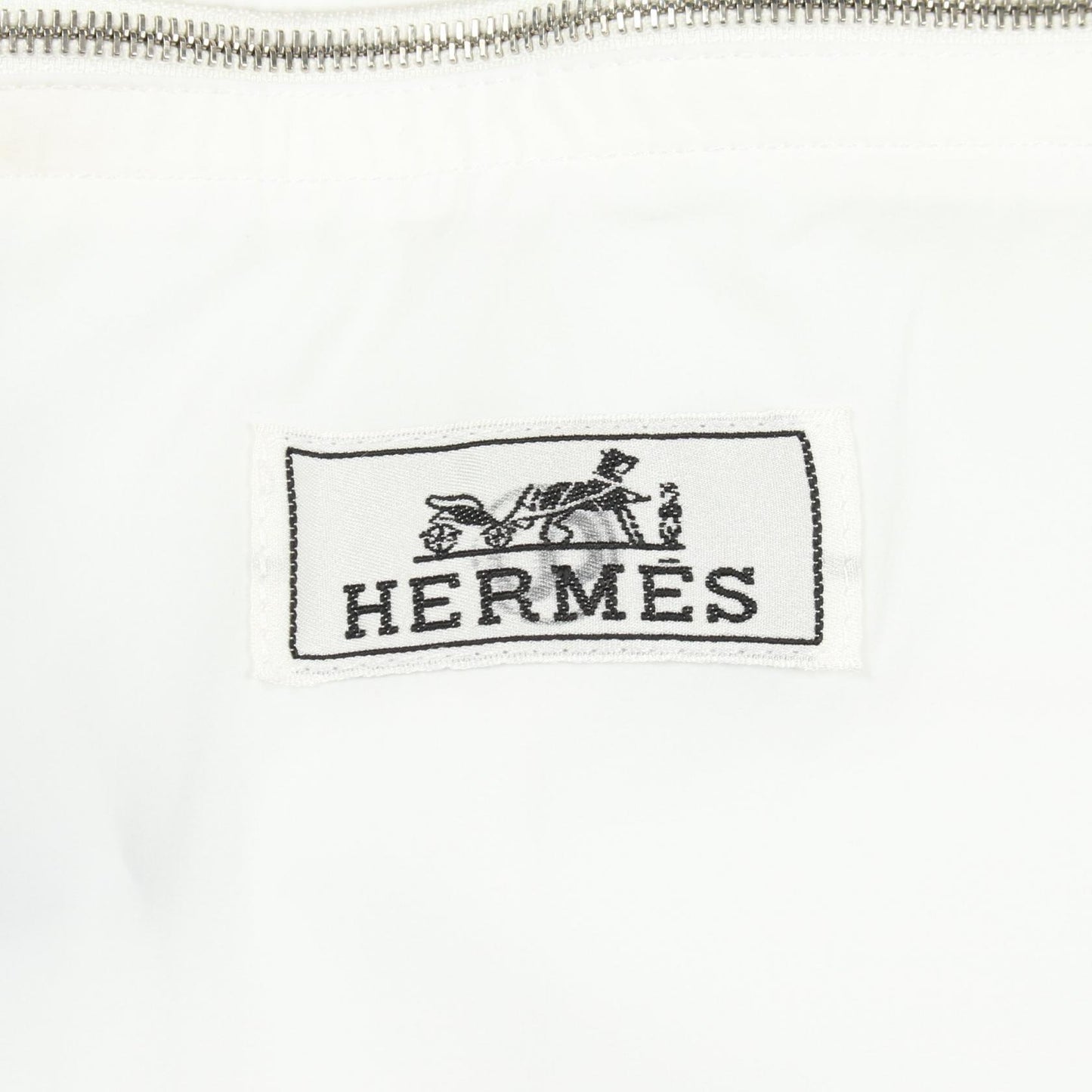 フード付き チェック ジップアップ ブルゾン ホワイト マルチカラー エルメス アウター HERMES