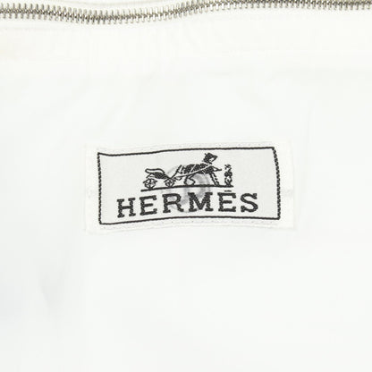 フード付き チェック ジップアップ ブルゾン ホワイト マルチカラー エルメス アウター HERMES
