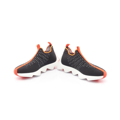 ECLAIR エクレール スリッポン スニーカー ニットファブリック ブラック ホワイト オレンジ エルメス シューズ HERMES