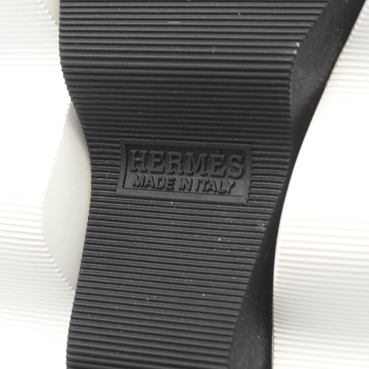 アンヴォル スニーカー ファブリック スエード オフホワイト ブラック エルメス シューズ HERMES