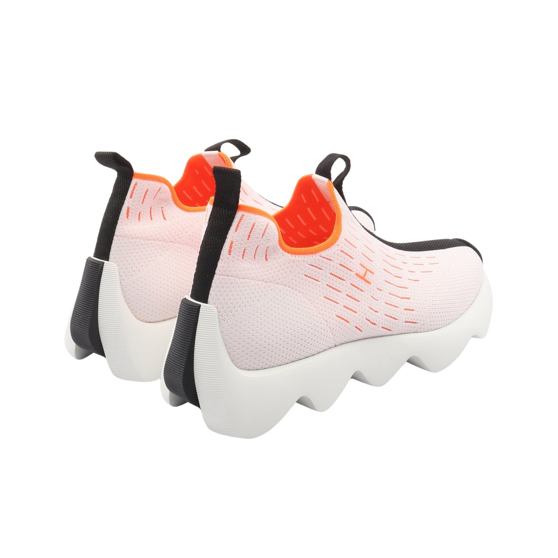 ECLAIR エクレール スリッポン スニーカー ニットファブリック ホワイト ブラック オレンジ エルメス シューズ HERMES