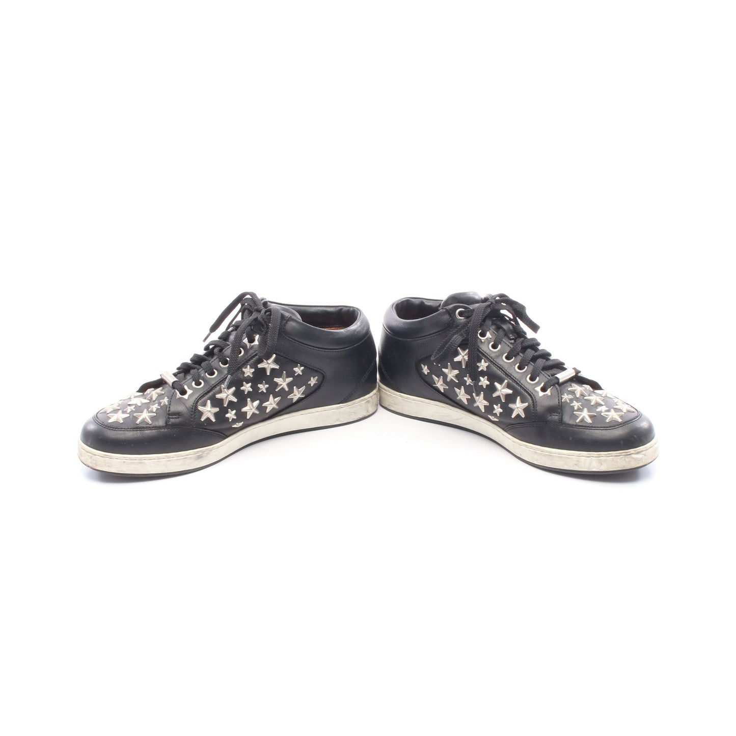 スタースタッズ スニーカー レザー ブラック ジミーチュウ シューズ JIMMY CHOO