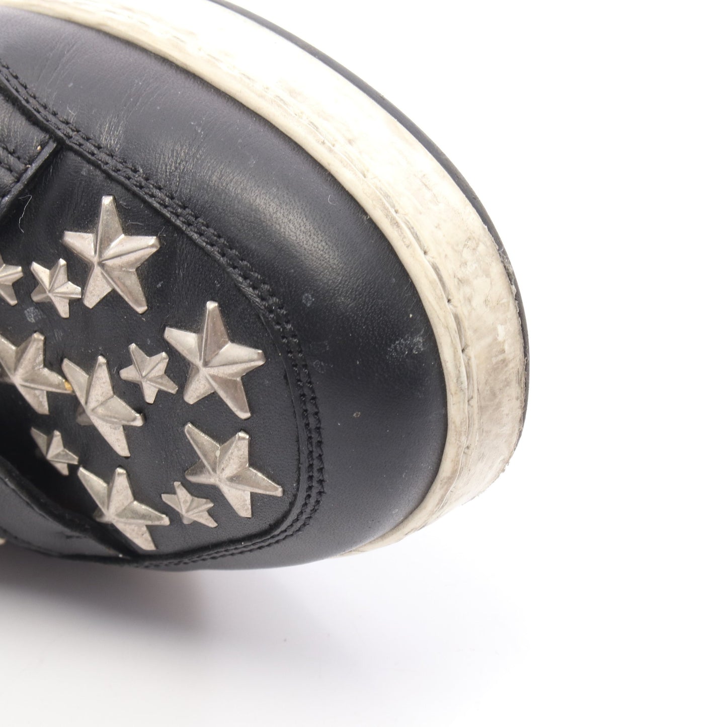 スタースタッズ スニーカー レザー ブラック ジミーチュウ シューズ JIMMY CHOO