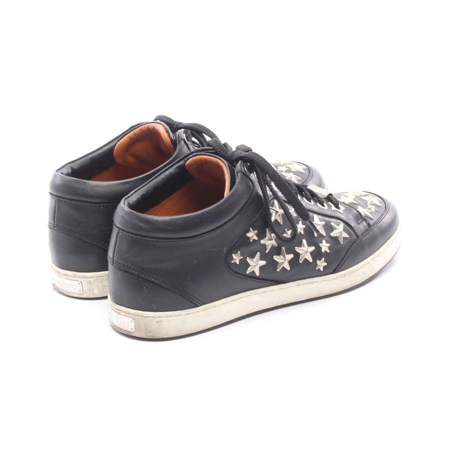 スタースタッズ スニーカー レザー ブラック ジミーチュウ シューズ JIMMY CHOO